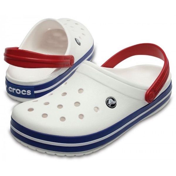 Crocs Оригінал Crocband ™ Clog Білі Чоловічі та Жіночі Крокс США (11016) - 36 (Стопа 22.5-23.2см) M4/W6 99964 фото