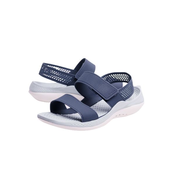 Crocs Оригінал Жіночі Сандалі Крокс Sandal Literide 360 Light Navy/Blue Grey Сині - Сірі (2050899) - 36 (Стопа 22.5-23.2см) M4/W6 112906 фото