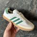 США Adidas Samba Sporty & Rich White/Green жіночі, чоловічі шкіряні якісні кросівки Адідас Самба білі - Розмір 36 (US 5) 11167979 фото 2