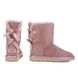 UGG Australia США Short Metallic Bow II Пудра Рожеві уггі натуральні короткі бант Угг Австралія - Розмір 35 (US 4) 2110987 фото 5