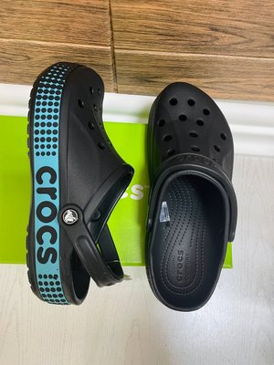 Crocs Оригінал Bayaband Logo Motion ™ Clog Чорні Чоловічі та Жіночі Крокс США (206852-001) - 36 (Стопа 22.5-23.2см) M4/W6 100233 фото