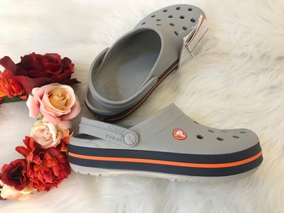 Crocs Оригінал Crocband ™ Clog Light Сірі / Темно-сіній Чоловічі та Жіночі Крокс США (11016) - 36 (Стопа 22.5-23.2см) M4/W6 99869 фото