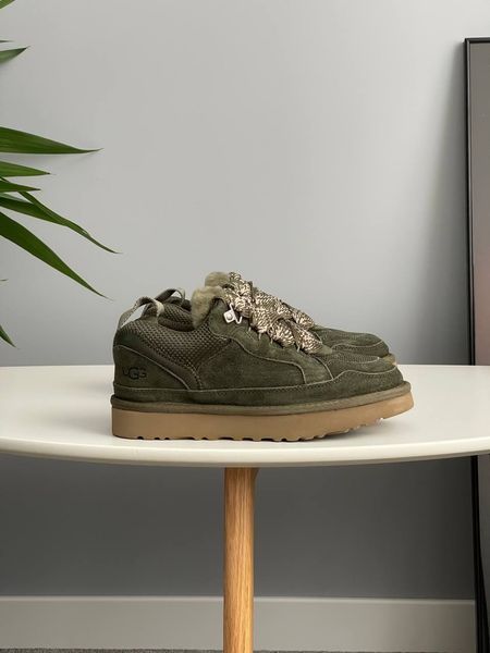 UGG Australia США Slipper Lowmel Sneaker Green Уггі кросівки з хутром зелені замшеві Австралія - Розмір 35 (US 4) 1016222815 фото
