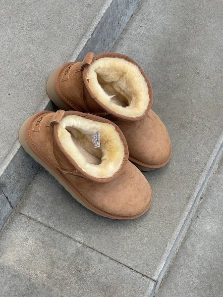 UGG Australia США Ultra Mini Platform Chestnut Уггі ультра міні платформа руді замшеві Австралія - Розмір 35 (US 4) 2111665 фото