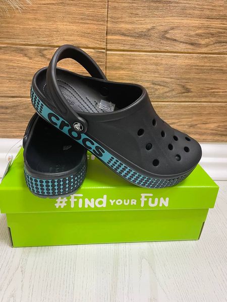 Crocs Оригінал Bayaband Logo Motion ™ Clog Чорні Чоловічі та Жіночі Крокс США (206852-001) - 36 (Стопа 22.5-23.2см) M4/W6 100233 фото