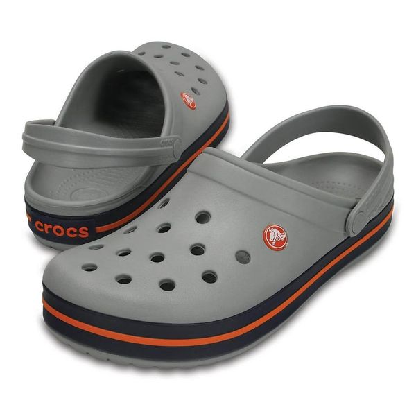 Crocs Оригінал Crocband ™ Clog Light Сірі / Темно-сіній Чоловічі та Жіночі Крокс США (11016) - 36 (Стопа 22.5-23.2см) M4/W6 99869 фото