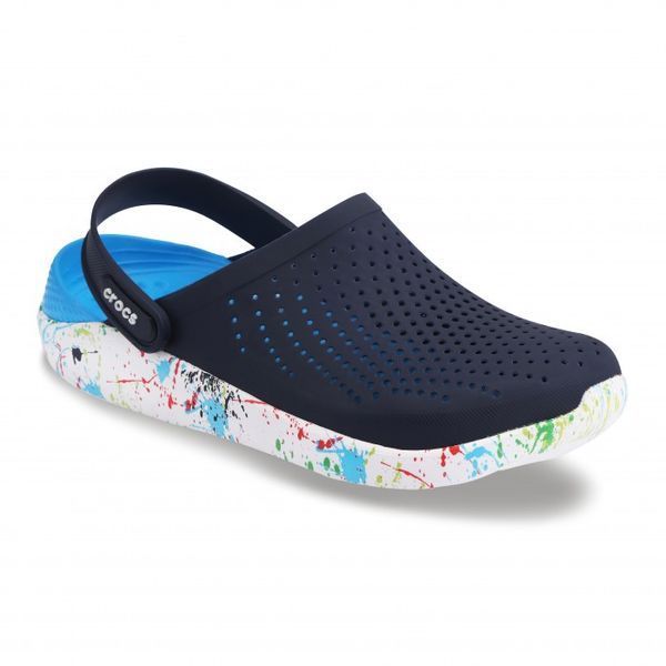 Crocs Оригінал LiteRide &trade; Clog&nbsp;Navy/white Сині кольорова підошва Чоловічі та Жіночі Крокс США - 36 (Стопа 22.5-23.2см) M4/W6 9976925 фото