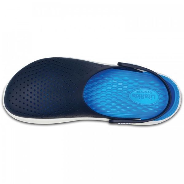 Crocs Оригінал LiteRide &trade; Clog&nbsp;Navy/white Сині кольорова підошва Чоловічі та Жіночі Крокс США - 36 (Стопа 22.5-23.2см) M4/W6 9976925 фото