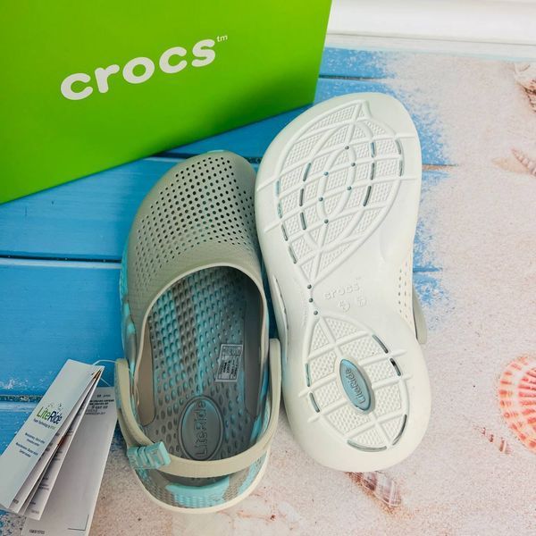 Crocs Оригінал LiteRide 360 &trade; сірі Pearl White / Multi Чоловічі Жіночі Крокс (204592-27) - 36 (Стопа 22.5-23.2см) M4/W6 104340 фото