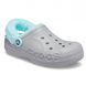 Crocs Оригінал Baya Lined Fuzz-Strap Clogs Bright grey/blue з хутром Крокс США (206772) - 36 (Стопа 22.5-23.2см) M4/W6 112627 фото 8