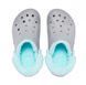 Crocs Оригінал Baya Lined Fuzz-Strap Clogs Bright grey/blue з хутром Крокс США (206772) - 36 (Стопа 22.5-23.2см) M4/W6 112627 фото 6