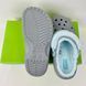 Crocs Оригінал Baya Lined Fuzz-Strap Clogs Bright grey/blue з хутром Крокс США (206772) - 36 (Стопа 22.5-23.2см) M4/W6 112627 фото 3