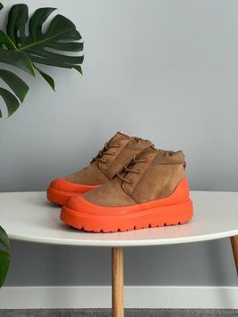 UGG Australia США Neumel Hybrid Chestnut/Orange Slipper Уггі ньюмель на шнурівці з силіконом руді замшеві Австралія - Розмір 35 (US 4) 1016222366 фото