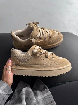 UGG Australia США Slipper Lo Lowmel Sneaker Cream Уггі кросівки без хутра бежеві замшеві Австралія - Розмір 35 (US 4) 1016222866 фото