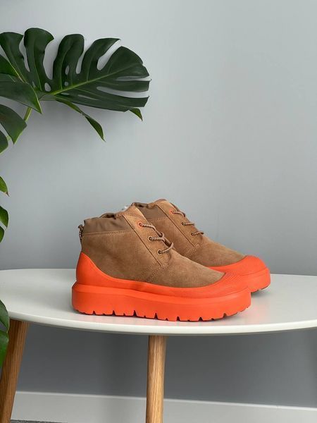 UGG Australia США Neumel Hybrid Chestnut/Orange Slipper Уггі ньюмель на шнурівці з силіконом руді замшеві Австралія - Розмір 35 (US 4) 1016222366 фото