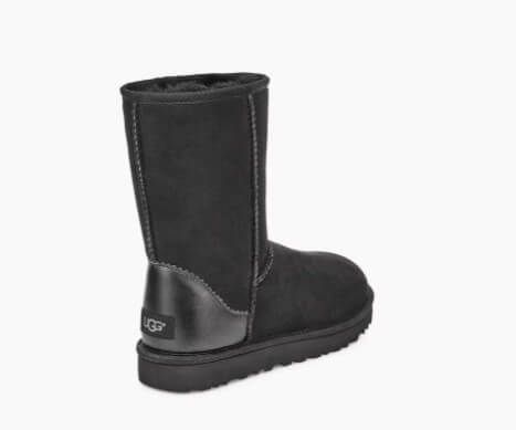 UGG Australia Classic Short Metallic II Черный цільна овчина Угг Австралия - Розмір 35 (US 4) 2110408 фото