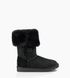 UGG Australia США Tall Triplet Button II Черный цільна овчина Угг Австралия - Розмір 35 (US 4) 2110562 фото 5