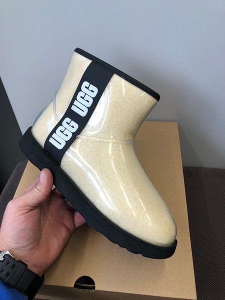 UGG Australia США Ugg Clear mini classic Natural Силікон натуральні зимові міні Угг Австралія - Розмір 35 (US 4) 2111599 фото