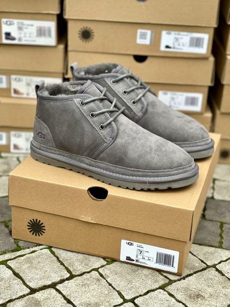 UGG Australia США Neumel Grey Suedek II сірі натуральні зимові з бантиком Угг Австралія - Розмір 35 (US 4) 2111478 фото