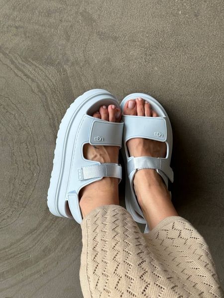UGG Australia США Goldenglow Sandals White Уггі сандалі на платформі білі Австралія - Розмір 35 (US 4) 10718145683 фото