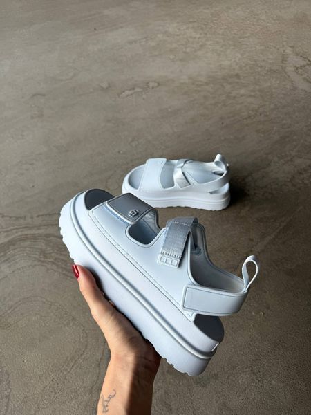 UGG Australia США Goldenglow Sandals White Уггі сандалі на платформі білі Австралія - Розмір 35 (US 4) 10718145683 фото