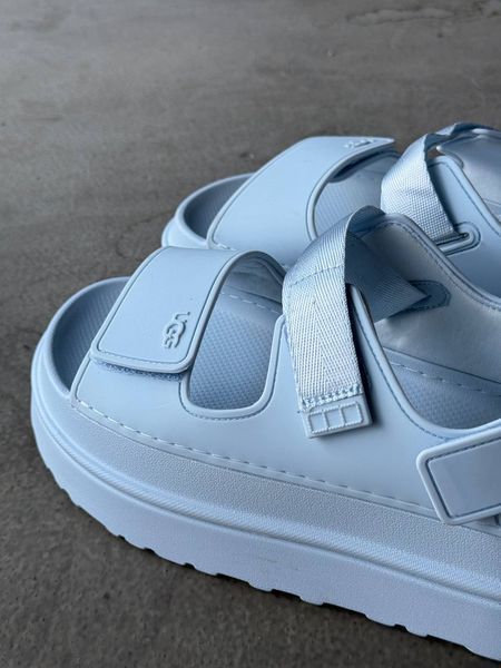 UGG Australia США Goldenglow Sandals White Уггі сандалі на платформі білі Австралія - Розмір 35 (US 4) 10718145683 фото