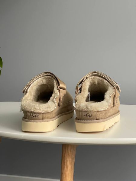 UGG Australia США Slipper Goldenstar Clog Sand Уггі шльопки з хутром пісочні замшеві Австралія - Розмір 35 (US 4) 1016222967 фото