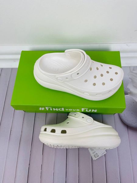 Crocs Оригінал Classic ™ Crush White Women Sabo крокс сабо Оригінал США (206302-1) - 36 (Стопа 22.5-23.2см) M4/W6 107181 фото