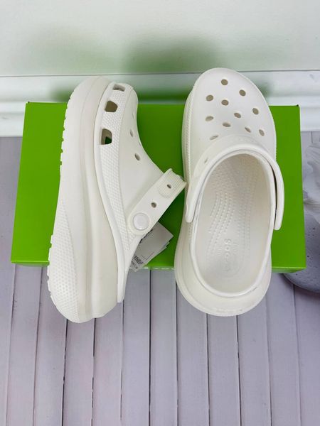 Crocs Оригінал Classic ™ Crush White Women Sabo крокс сабо Оригінал США (206302-1) - 36 (Стопа 22.5-23.2см) M4/W6 107181 фото