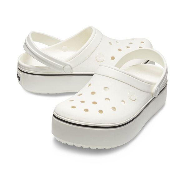 Crocs Оригінал Crocband ™ Platform Clog White Жіночі Крокс США (205434) - 36 (Стопа 22.5-23.2см) M4/W6 100900 фото