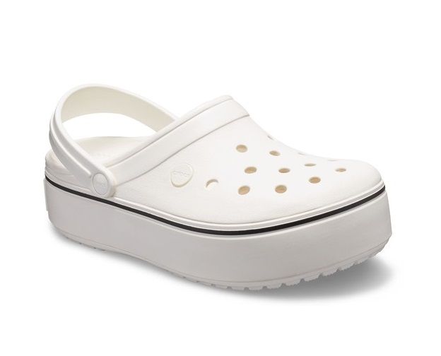 Crocs Оригінал Crocband ™ Platform Clog White Жіночі Крокс США (205434) - 36 (Стопа 22.5-23.2см) M4/W6 100900 фото