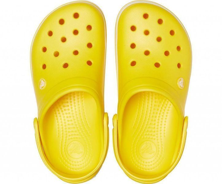 Crocs Оригінал Crocband &trade; Сlog Лимонні Чоловічі та Жіночі Крокс США (11016) - 36 (Стопа 22.5-23.2см) M4/W6 100150 фото