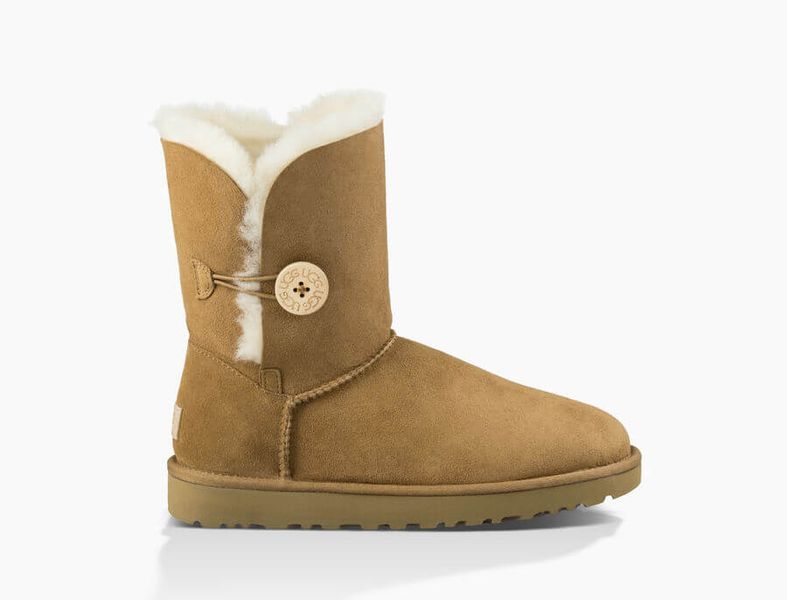 UGG Australia США Short Bailey Button II Рыжий цільна овчина Угг Австралия - Розмір 35 (US 4) 2110485 фото