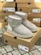 UGG Australia США Classic Mini Light Grey Metallic II світло сірі натуральні зимові Угг Австралія - Розмір 35 (US 4) 2111412 фото 3