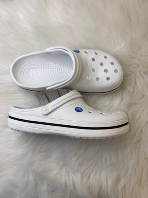 Crocs Оригінал Crocband ™ Clog Білі Чоловічі та Жіночі Крокс США (11016) - 36 (Стопа 22.5-23.2см) M4/W6 100065 фото