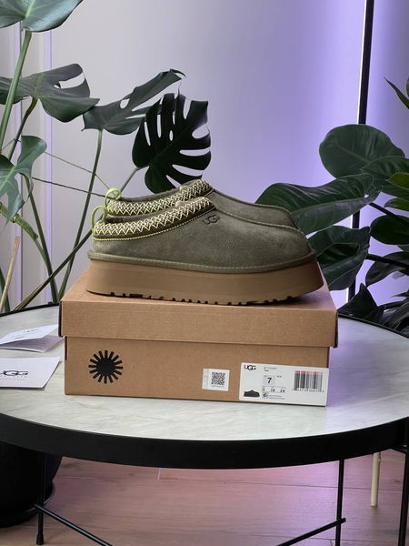 Ugg Australia США Classic Tasman Platform Khaki Уггі тасман платформа зелені хакі УГГ Австралія - Розмір 35 (US 4) 211155297 фото