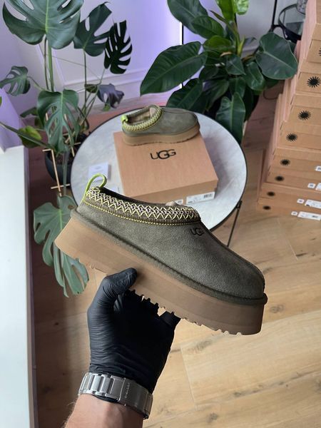 Ugg Australia США Classic Tasman Platform Khaki Уггі тасман платформа зелені хакі УГГ Австралія - Розмір 35 (US 4) 211155297 фото