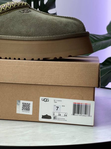 Ugg Australia США Classic Tasman Platform Khaki Уггі тасман платформа зелені хакі УГГ Австралія - Розмір 35 (US 4) 211155297 фото