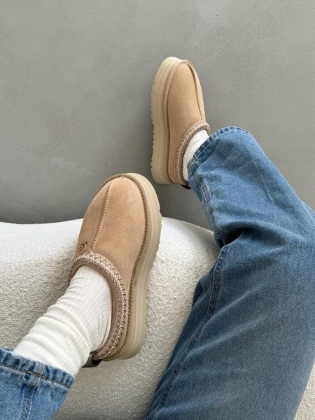 UGG Australia США Tasman Platform Beige Уггі тасман платформа бежеві замшеві Австралія - Розмір 35 (US 4) 2110100610 фото