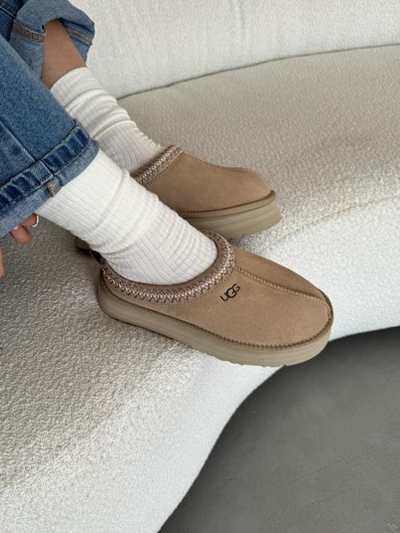UGG Australia США Tasman Platform Beige Уггі тасман платформа бежеві замшеві Австралія - Розмір 35 (US 4) 2110100610 фото