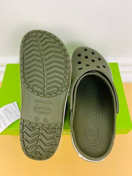 Crocs Оригінал Crocband™ Clog Army/Green хакі Чоловічі Крокс США (11016) - 36 (Стопа 22.5-23.2см) M4/W6 99768 фото