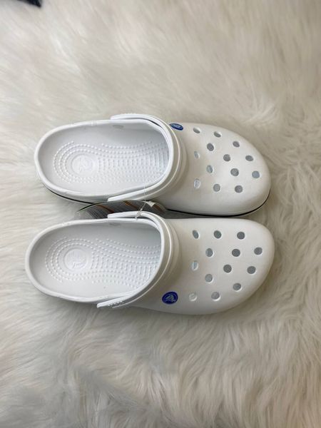 Crocs Оригінал Crocband ™ Clog Білі Чоловічі та Жіночі Крокс США (11016) - 36 (Стопа 22.5-23.2см) M4/W6 100065 фото