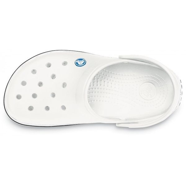 Crocs Оригінал Crocband ™ Clog Білі Чоловічі та Жіночі Крокс США (11016) - 36 (Стопа 22.5-23.2см) M4/W6 100065 фото