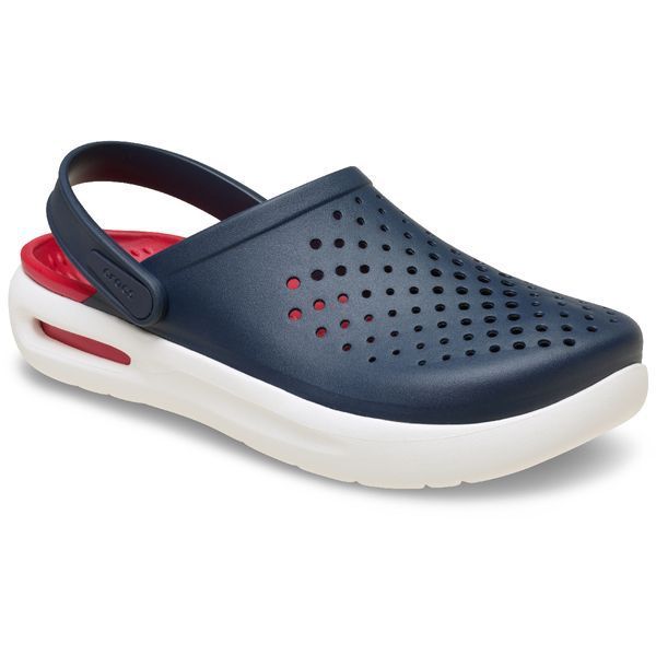 Crocs Оригінал Крокс InMotion Clog Atmosphere Navy/Paper Сині/Червоні&ndash; США, Чоловічі/Жіночі Крокси - 36 (Стопа 22.5-23.2см) M4/W6 9977229 фото
