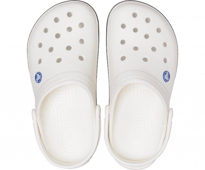 Crocs Оригінал Crocband ™ Clog Білі Чоловічі та Жіночі Крокс США (11016) - 36 (Стопа 22.5-23.2см) M4/W6 100065 фото