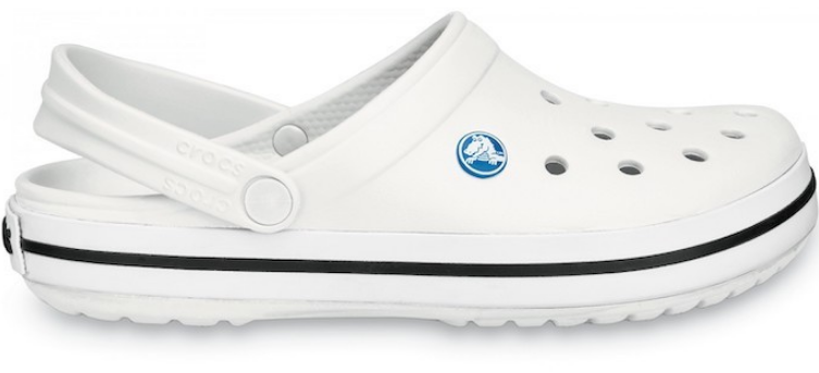 Crocs Оригінал Crocband ™ Clog Білі Чоловічі та Жіночі Крокс США (11016) - 36 (Стопа 22.5-23.2см) M4/W6 100065 фото