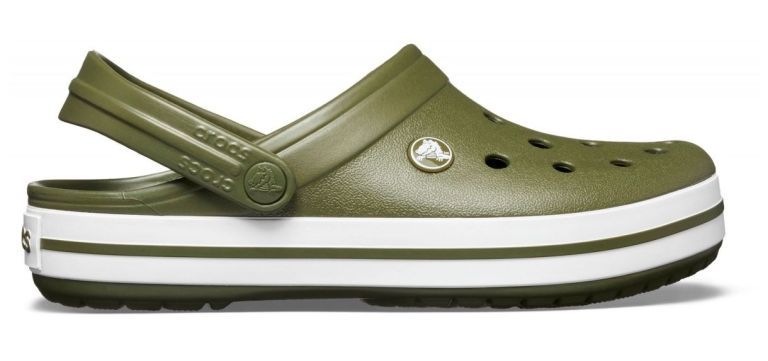 Crocs Оригінал Crocband™ Clog Army/Green хакі Чоловічі Крокс США (11016) - 36 (Стопа 22.5-23.2см) M4/W6 99768 фото