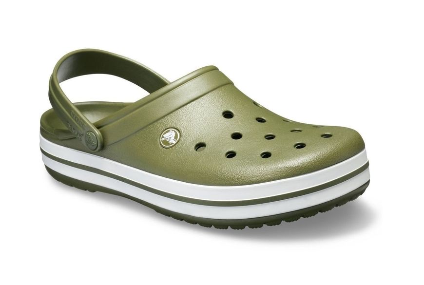 Crocs Оригінал Crocband™ Clog Army/Green хакі Чоловічі Крокс США (11016) - 36 (Стопа 22.5-23.2см) M4/W6 99768 фото