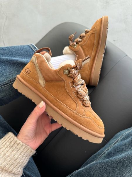 UGG Australia Classic Lowmel Sneaker Chestnut Кросівки з хутром руді рижі уггі замш цільна овчина Угг Австралія - Розмір 35 (US 4) 2110100511 фото