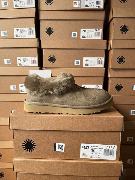 UGG Australia США Slipper Coquette Khaki Уггі з хутром хакі замшеві Австралія - Розмір 35 (US 4) 2110100961 фото